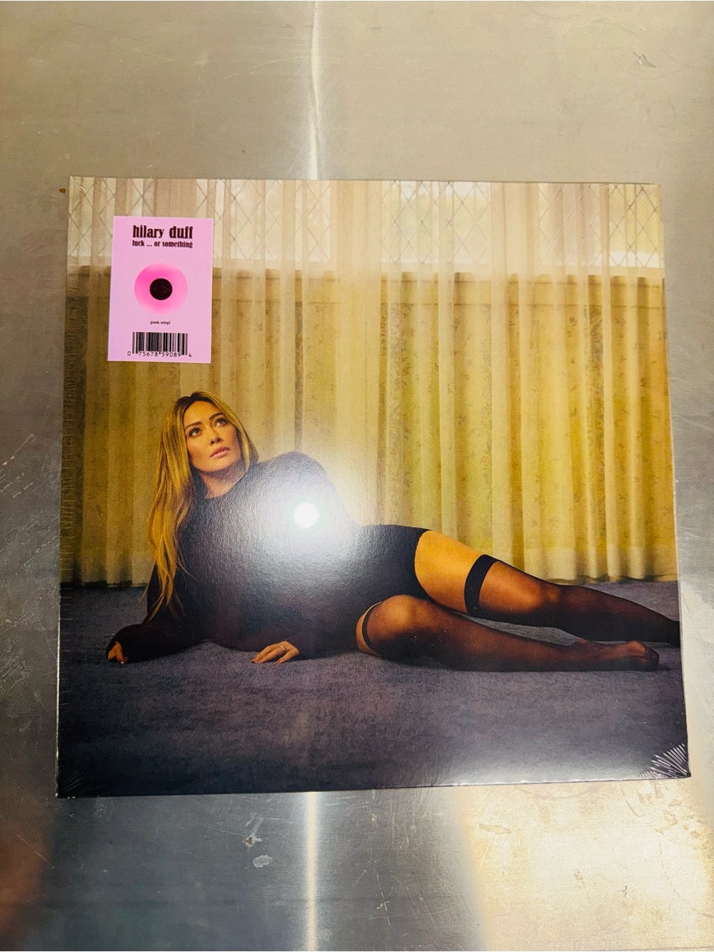 Hilary Duff  luck …. Or something  pink Vinyl